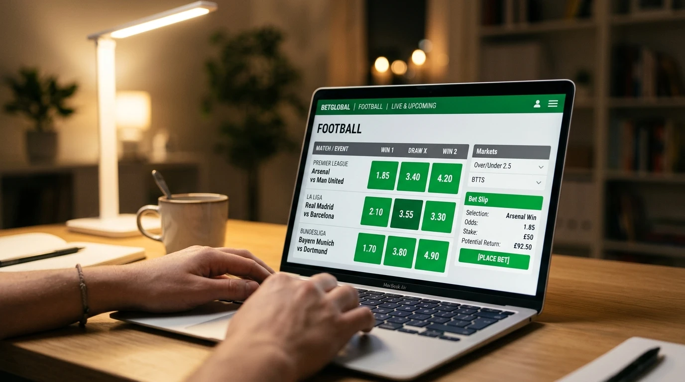 Panel de cuotas mostrando diferentes mercados de apuestas para partidos de Serie A